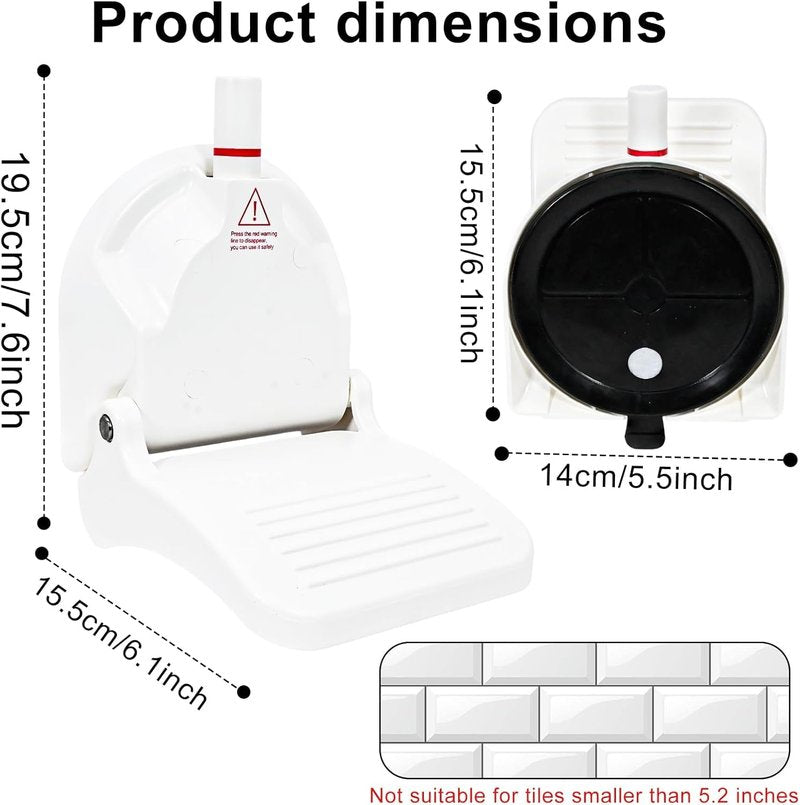 Shower Foot Rest for Shaving Legs, Foldable Step Foot Rest Tool Stand to Shave Legs, Anti-Slip Shower Ledge Leg Shaving Shelf, Suitable for RV Bathroom,Easy to Carry While Traveling