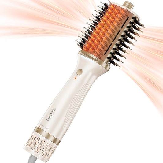 GOMYTH 5-in-1 Blow Dryer Brush with Heated Comb