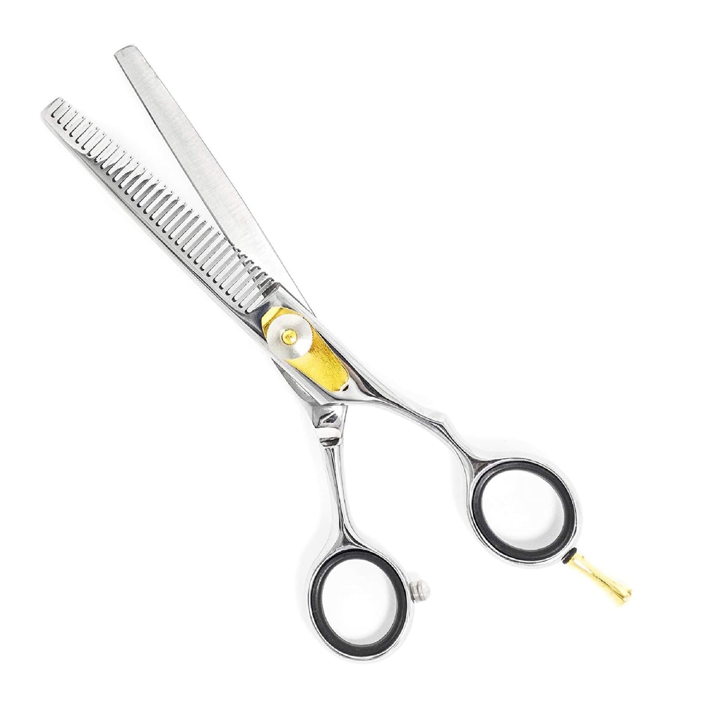 Equinox International, Professional Hair Scissors, Japanese Stainless Steel-Barber Hair Cutting Texturizing Thinning Razor Edge Series Teeth Shears for Men/Women/Kids/Salon & Home-6.5" Overall Length