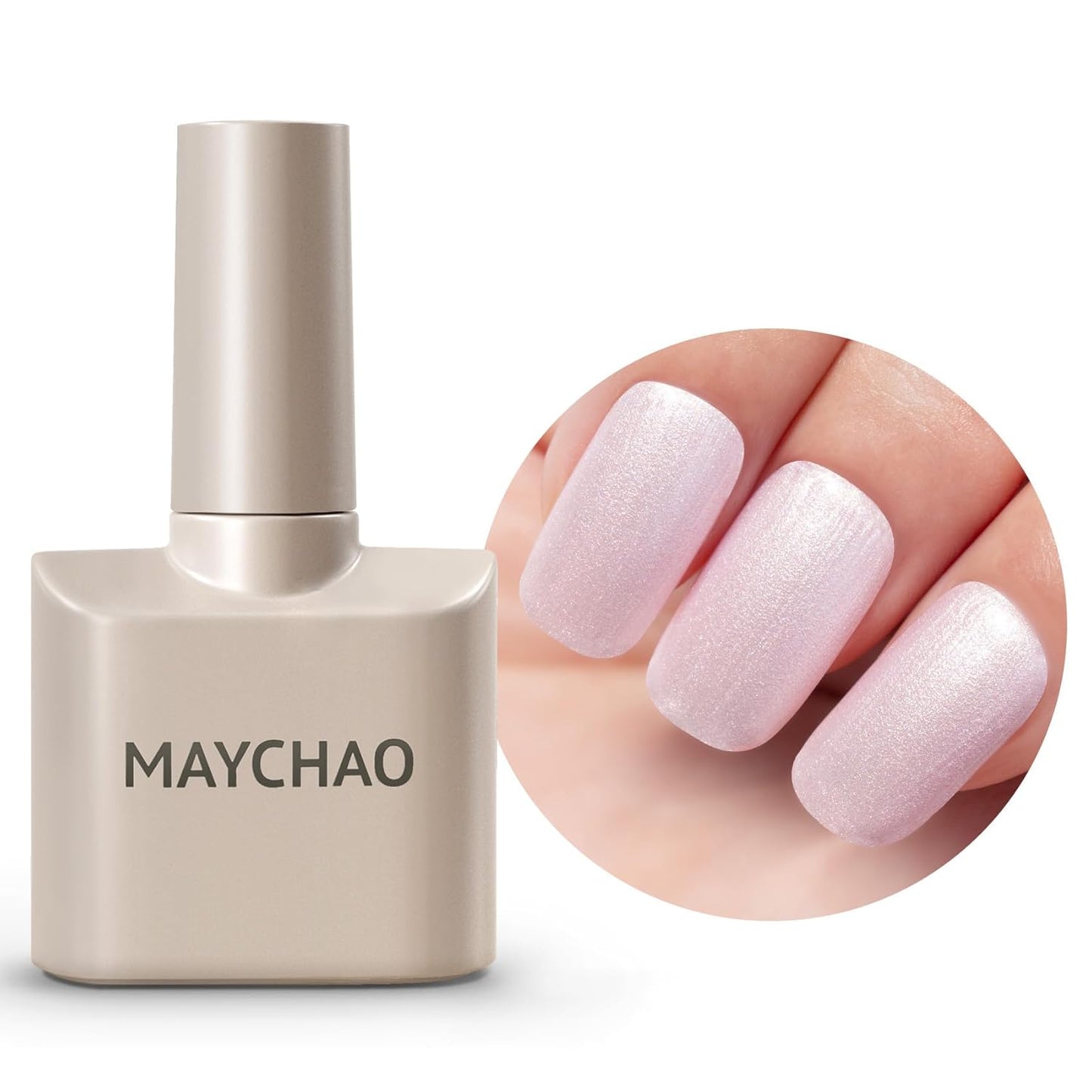Light Pink Gel Nail Polish - 15ML Soak Off UV/LED for DIY Nail Art | Peach Pink Color, 0.5 OZ