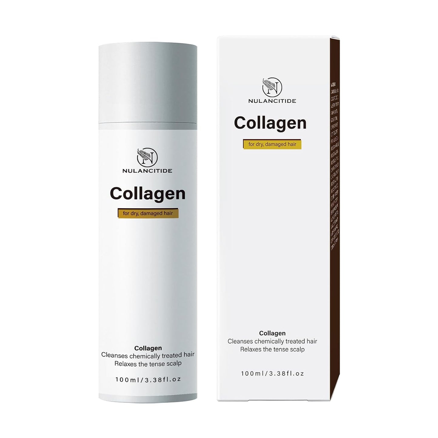 Collagen Hair Treatment - Deep Repair Conditioner & Hydrating Hair Mask for Dry, Damaged Hair | 3.38 Fl Oz (100ml)