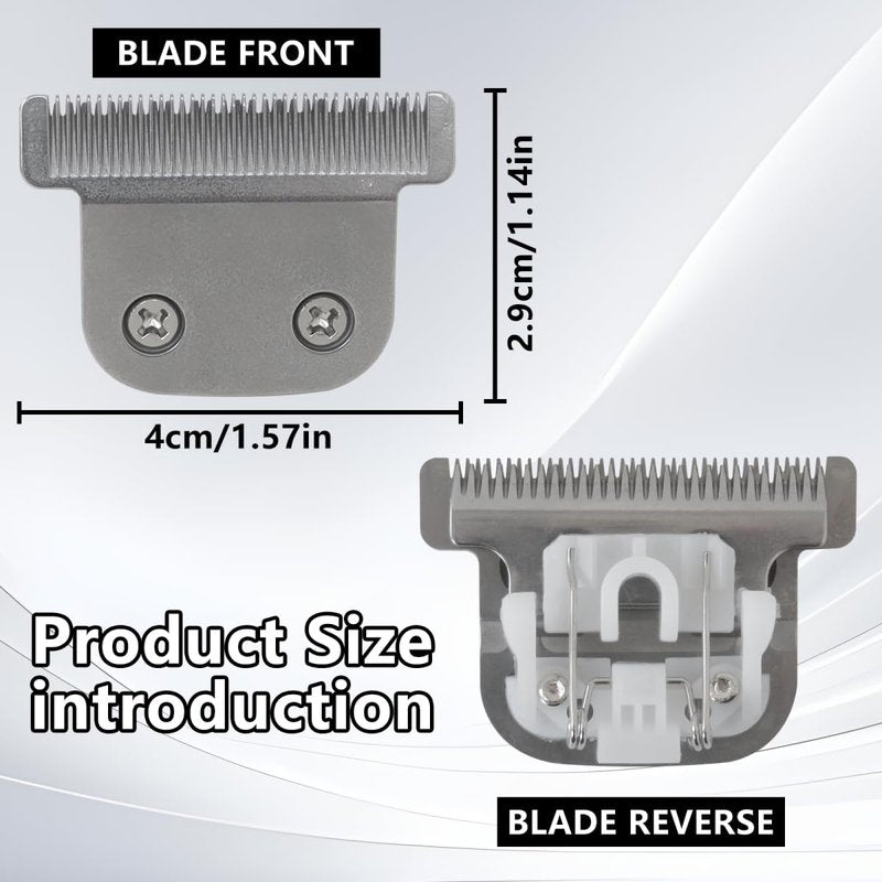 Gxcdizx 2-Pack Replacement Detachable Clipper T Blade for W*ahl Blades for Trimmer 02144 9818 9818L 9864 9864SS 9888 9854 9860 (Upgraded)