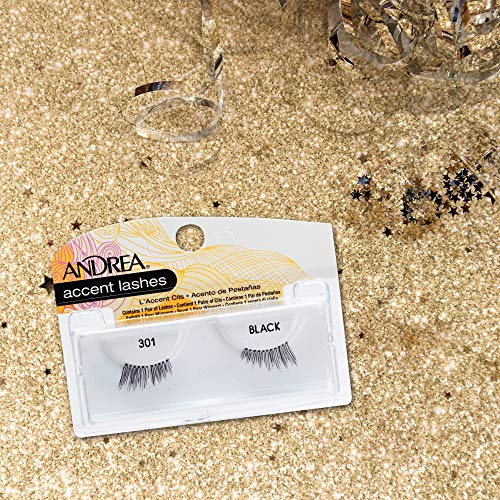 Andrea Half Lashes 301 4-Pair Set Lightweight Natural Cat Eye False Eyelashes