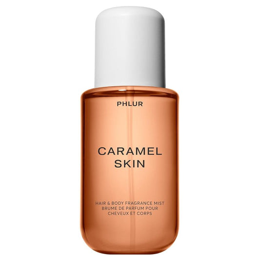 Caramel Skin Body Mist - Warm Vanilla & Bergamot Perfume | 8 Fl Oz Hair & Body Spray