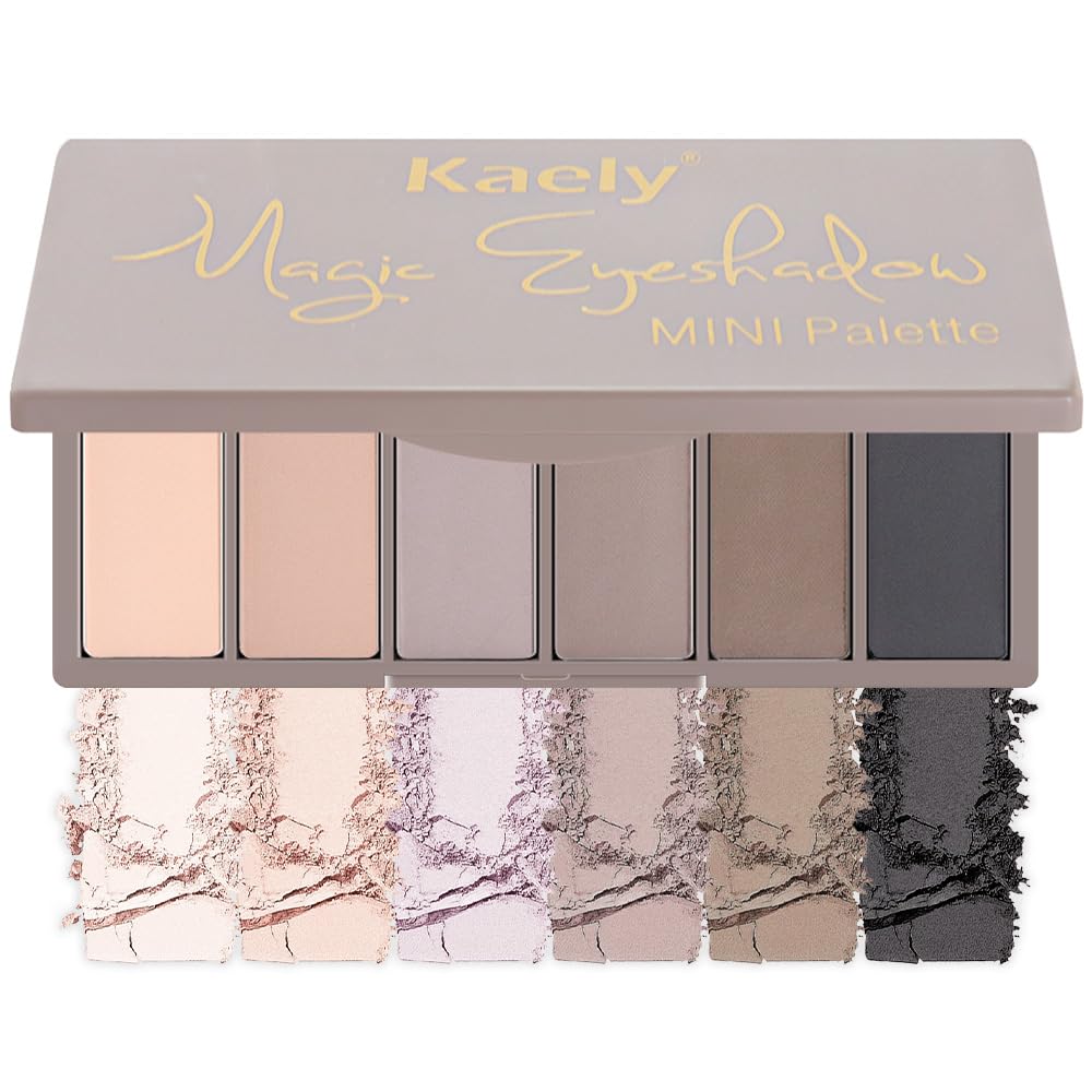 Cream Eyeshadow Stick Set - 6Pcs Waterproof Long-Lasting Sticks for Mature Skin | Neutral Nude Shimmer & Matte Finish