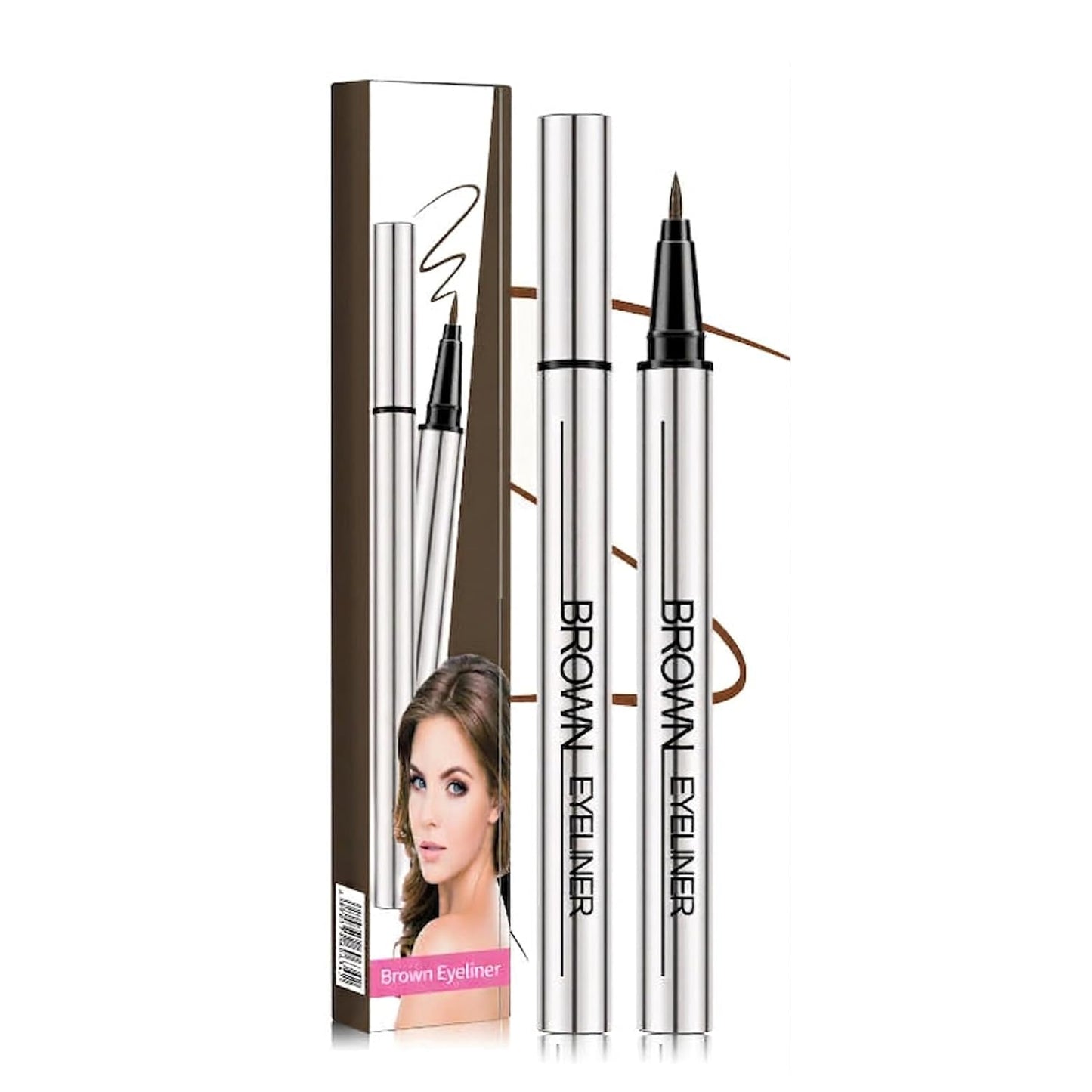 Long-Lasting Waterproof Eyeliner - 24-Hour Smooth Application, Ultra-Creamy Texture | 2PCS