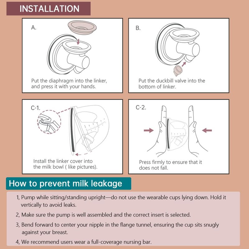 Hands-Free Collection Cups Compatible with Spectra S1 S2 S9, Replace Breast Pump Kits Compatible with Spectra Breast Pumps, 27mm Flange + 17/19/21/24mm Inserts