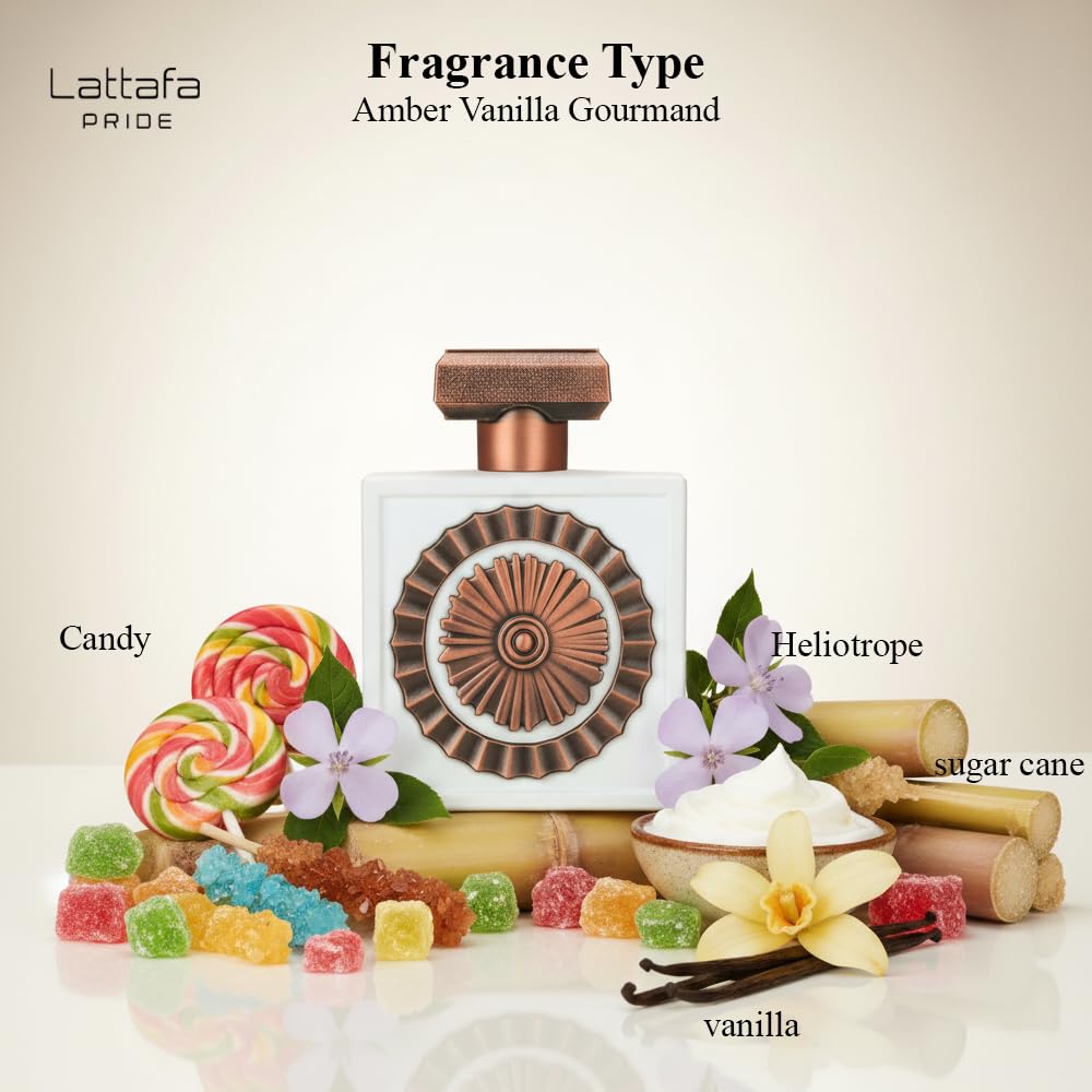 Lattafa Pride Nebras Elixir EDP 100 ml - Sweet Creamy Gourmand Fragrance | Vanilla, Musk & Sugar Cane