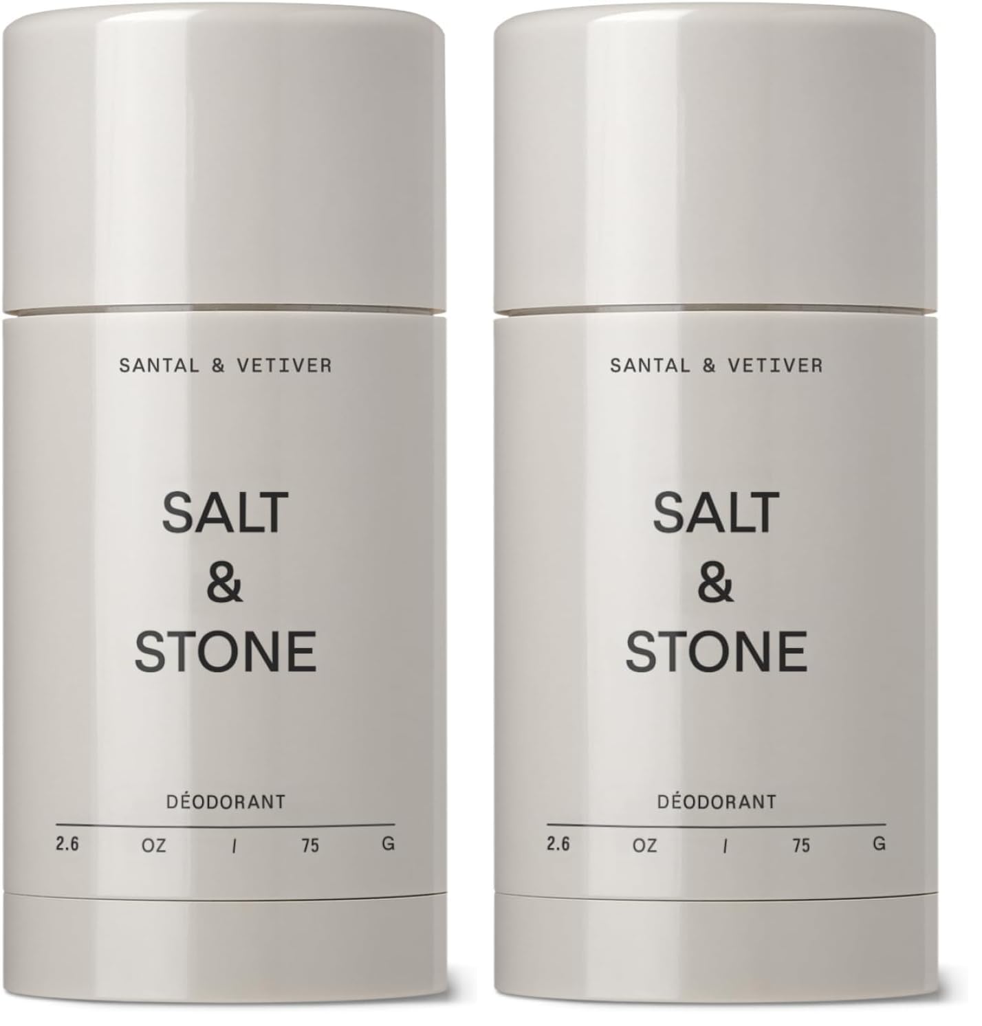Aluminum-Free Deodorant - Extra Strength 48-Hour Protection for Men & Women | Seaweed Extract, Niacinamide & Prebiotics | Santal & Vetiver