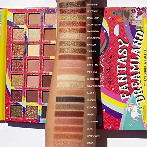 J.CAT BEAUTY Take Me Away 21-Color Eyeshadow Palette - Fantasy Dreamland