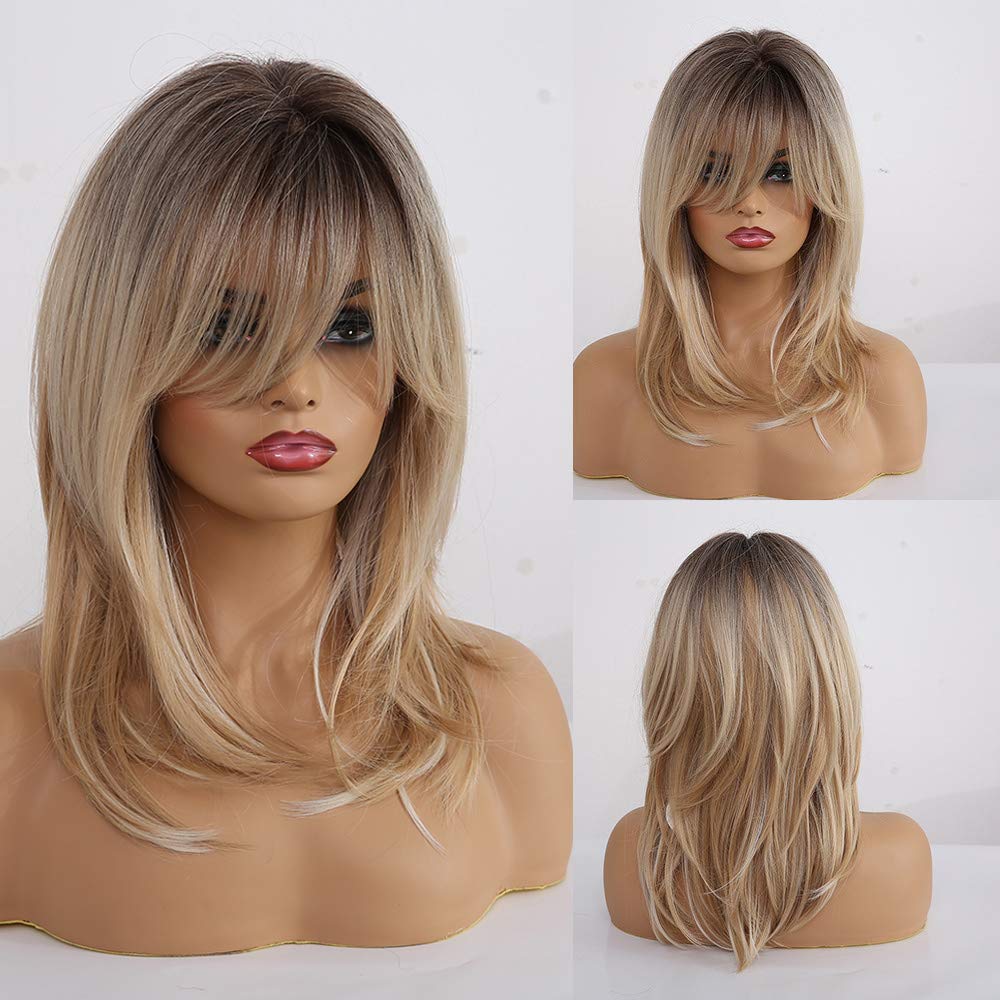 Long Blonde Wig - Natural Looking Heat Resistant Synthetic Hair | Perfect for Daily Wear & Parties