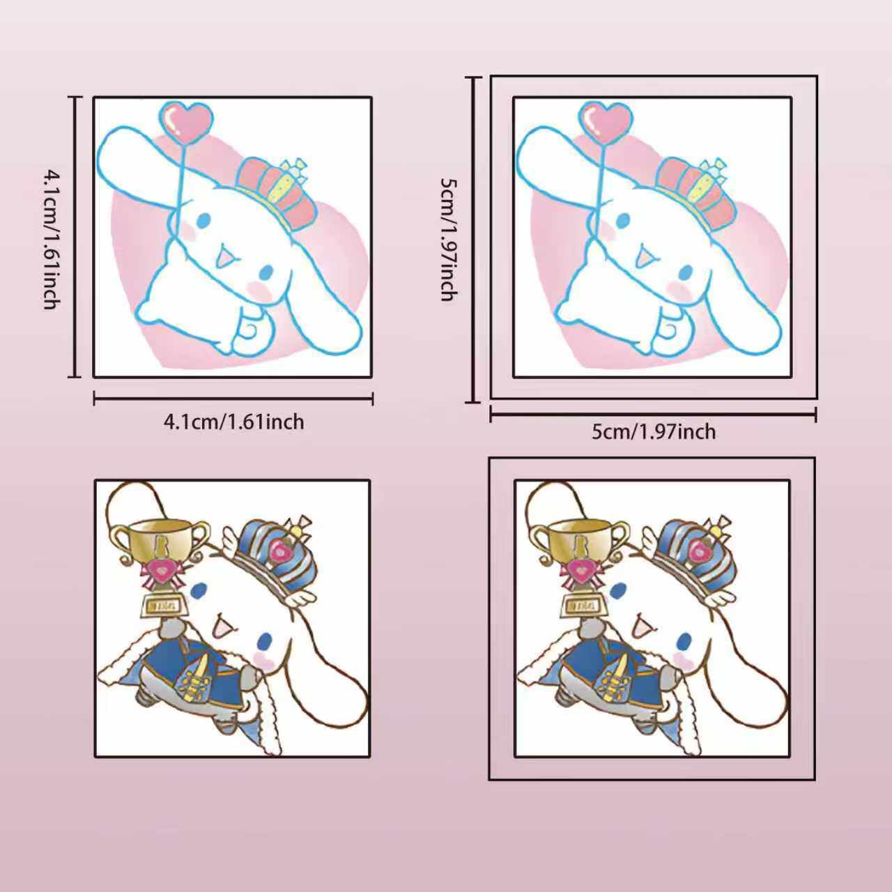 Cinnamoroll Temporary Tattoos - 20 Pcs Fun Party Favors | Birthday Decorations & Game Rewards