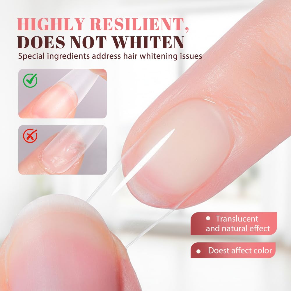 Quick Drying Semi Solid Nail Glue, 2026 New Gel Nail Glue, Long Lasting Nail Adhesive for Home and Salon Use, Easy Application Nail Glue for Professional Manicure (1 Set(Glue+Remover))