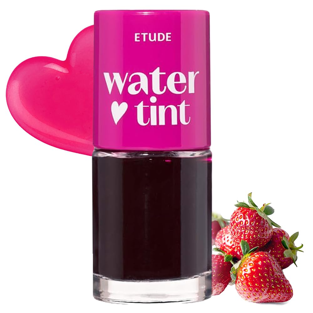 Etude Dear Darling Water Tint - Red Grapefruit Lip & Cheek Stain | Long-Lasting K-Beauty Makeup, 9g
