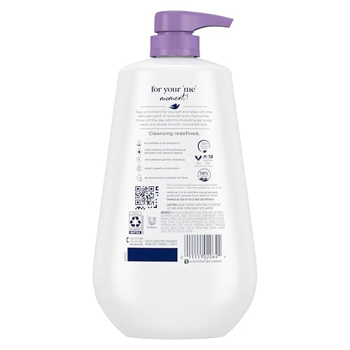 Dove Relax Body Wash with Lavender Oil & Chamomile - 30.6 oz Pump