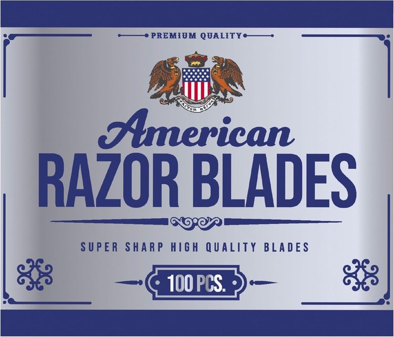 American Razor Blades from The Shave Factory - Single Edge Razor Blades (10)
