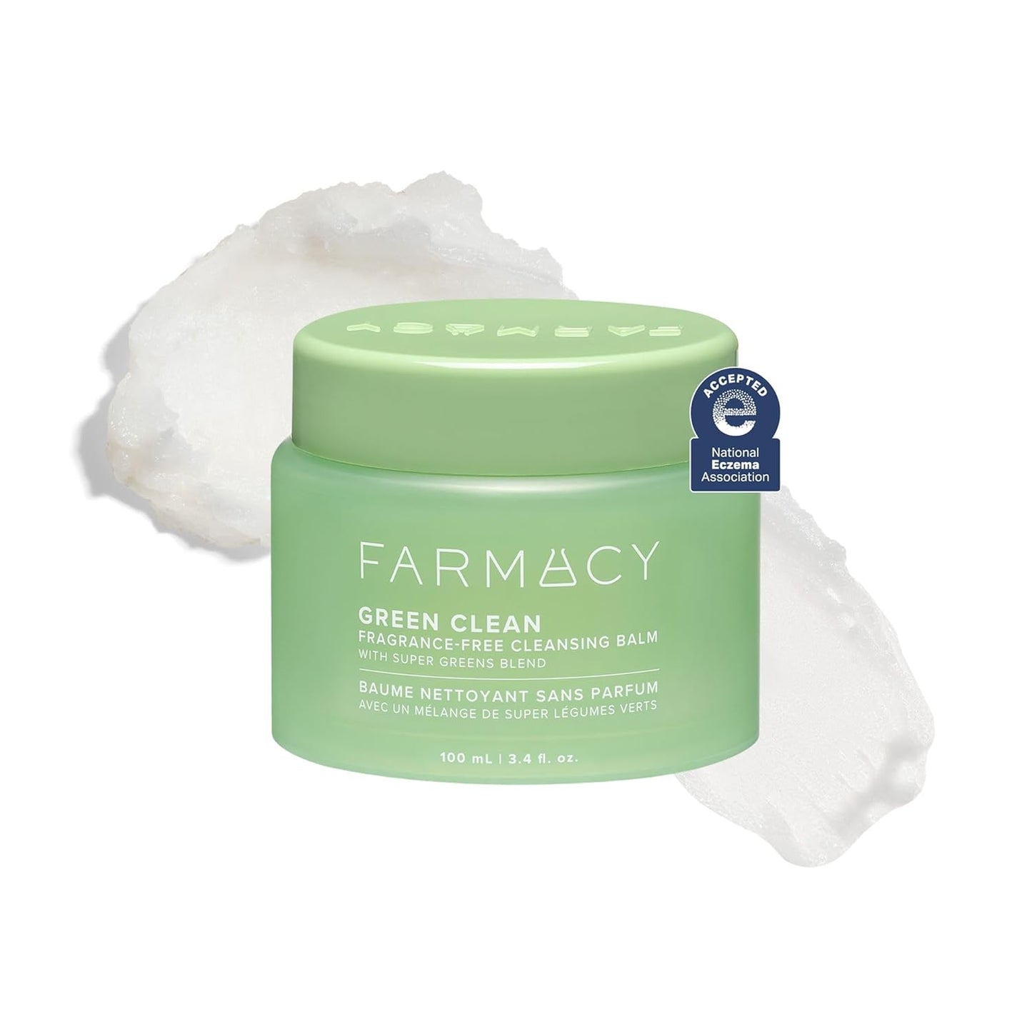 Farmacy Sensitive Skin Makeup Remover Balm - Green Clean Waterproof Oil Cleanser | Hydrating & Fragrance-Free (30ml)