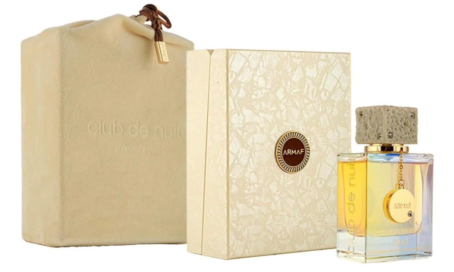 Armaf Club De Nuit Oud Eau de Parfum Spray - Unisex Fragrance, 3.6 Ounce