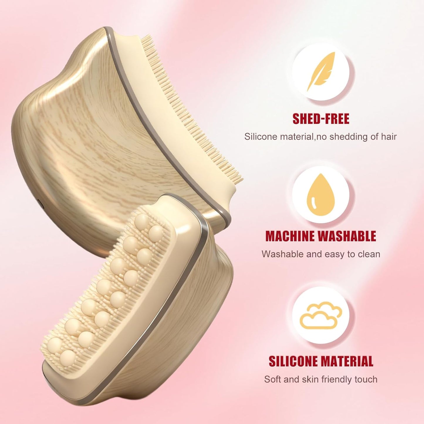 Lymphatic Contour Face Brush - Silicone Cleansing Tool for Anti-Puffiness & Jawline Sculpting | Improves Skin Glow & Absorption