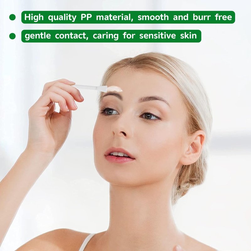  100 Pcs nose wax sticks,A stick with two heads,nose hair wax sticks,Nose Hair Wax Applicator Stick for Nostril Nasal Cleaning Ear Hair Removal (wax-free)