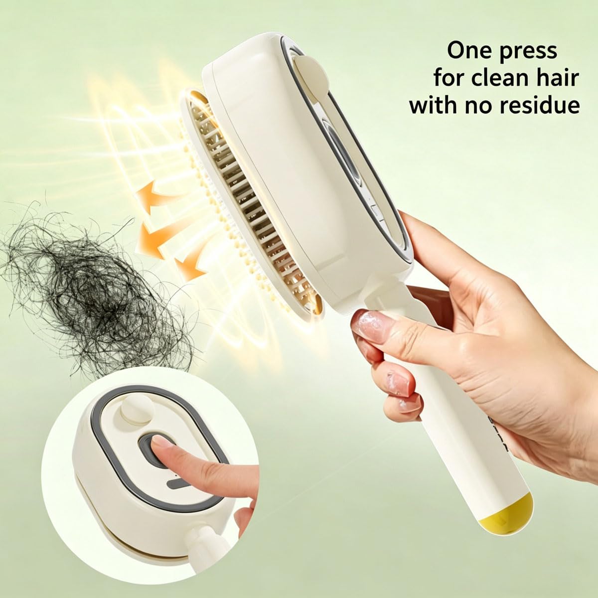 Electric Spray Air Cushion Comb, Electric Spray Air Cushion Massage Comb, Steam Brush For Hair, Reduce Frizz, Nourishes Hairs, Anti-Static (Pink)