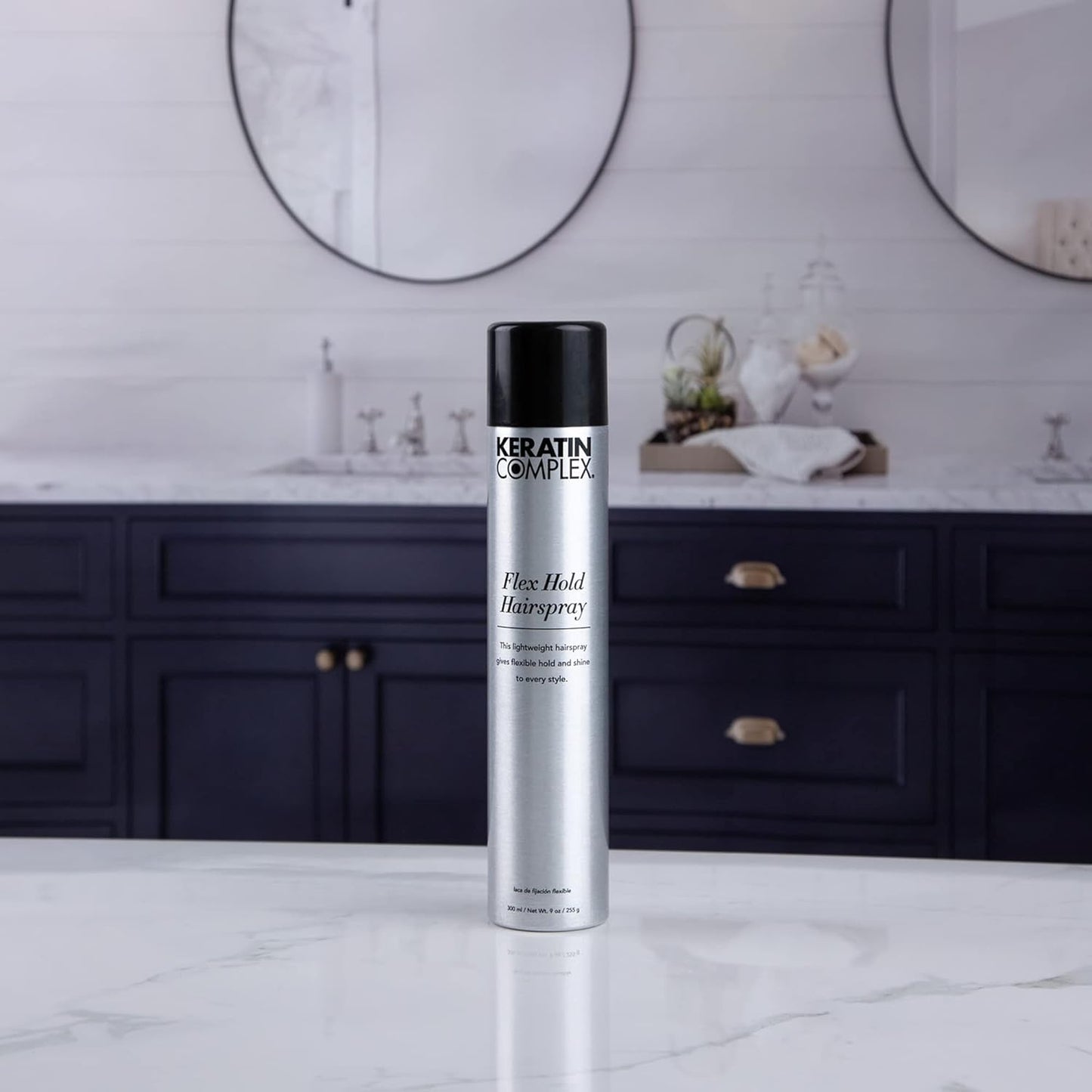 Keratin Complex Flex Hold Hairspray - Strong Hold & Frizz Control | 9 oz. Size