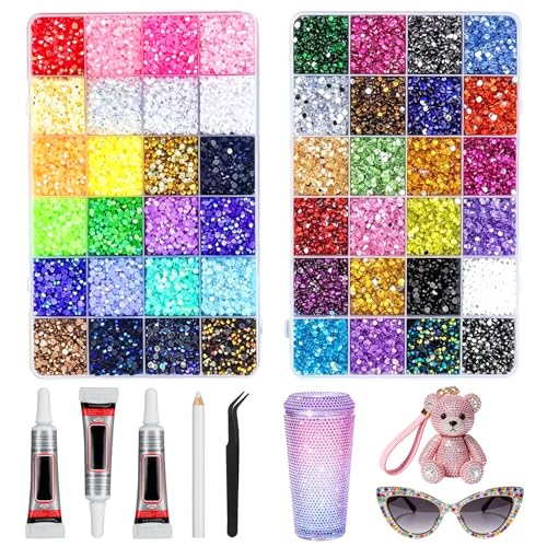 Resin Jelly Bedazzling Kit with 32,000 Rhinestones & Glue