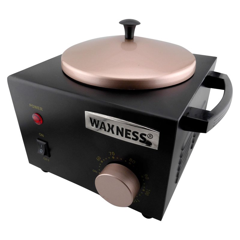 Waxness Non-Stick Silicone Bowl Insert for Wax Warmers – Black, Fits W-CUBE 1 lb Warmers, Easy Clean Flexible Wax Pot Liner for Professional Use