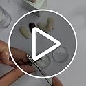 White Nail Glitter Powder - 10g Sugar Shimmer for Nail Art