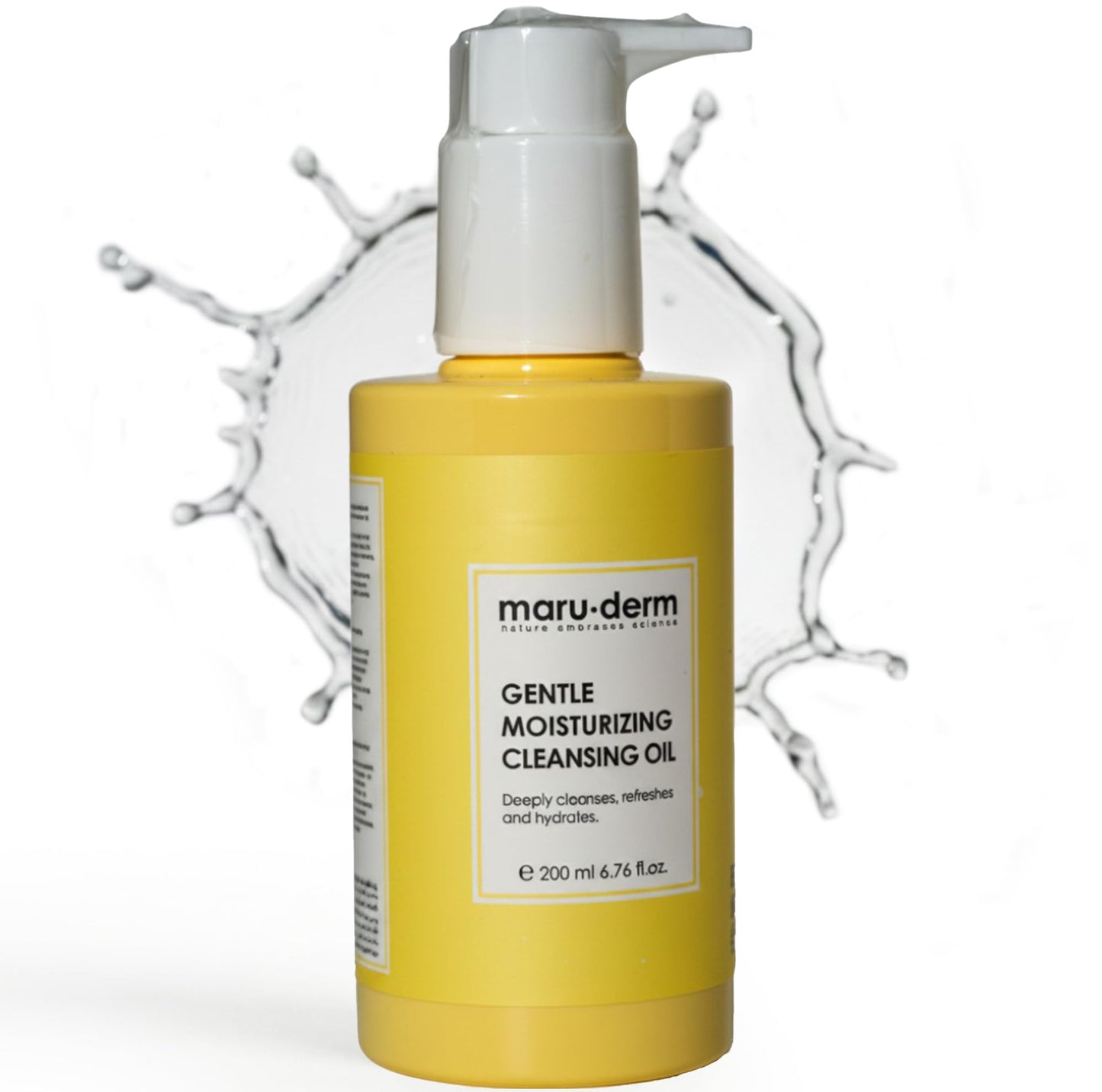 Gentle Cleansing Oil for Face & Body - Makeup Remover & Double Cleanser with Niacinamide & Panthenol - Removes Sunscreen, Sebum & Impurities, Hydrating Formula for Sensitive & Dry Skin – 200ml