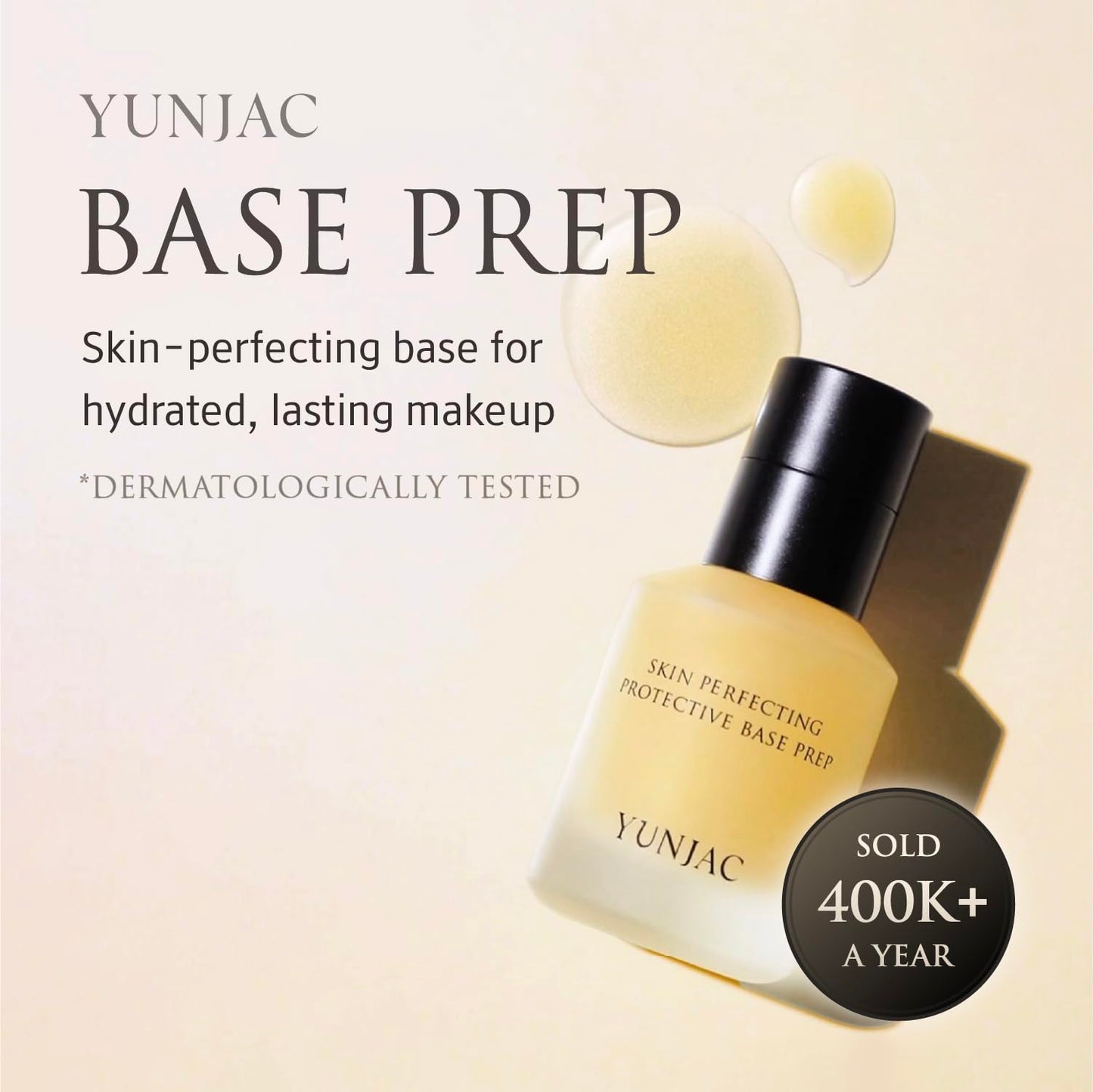 YUNJAC Skin Perfecting Protective Base Prep, 1.35 fl oz, Makeup Primer