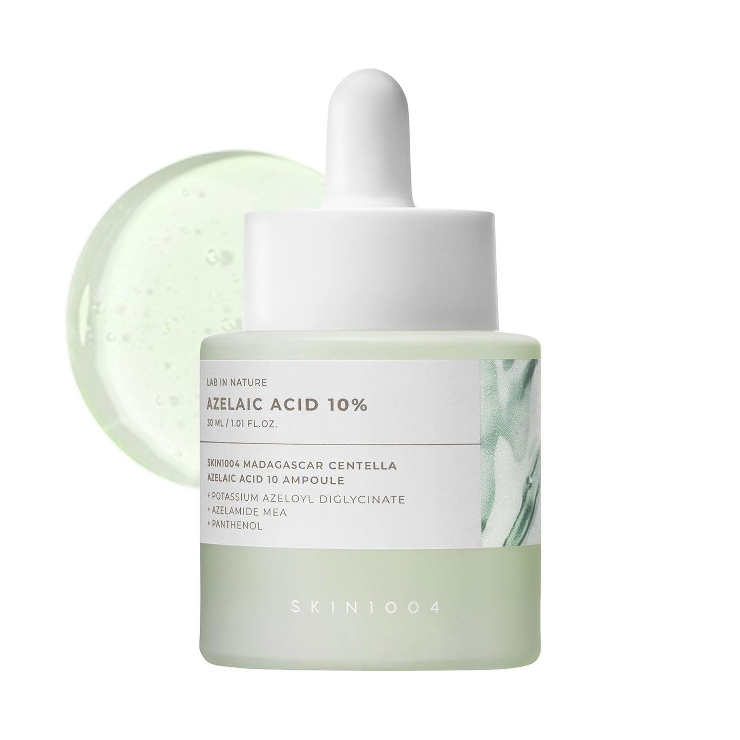 Azelaic Acid 10% Ampoule - Hydrating Face Serum for Blemish-Prone & Oily Skin | Redness Soothing with Centella, 1.01 fl. oz / 30ml