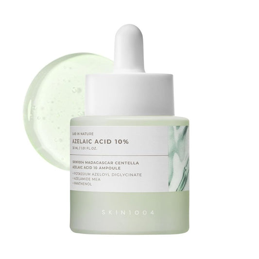 Azelaic Acid 10% Ampoule - Hydrating Face Serum for Blemish-Prone & Oily Skin | Redness Soothing with Centella, 1.01 fl. oz / 30ml