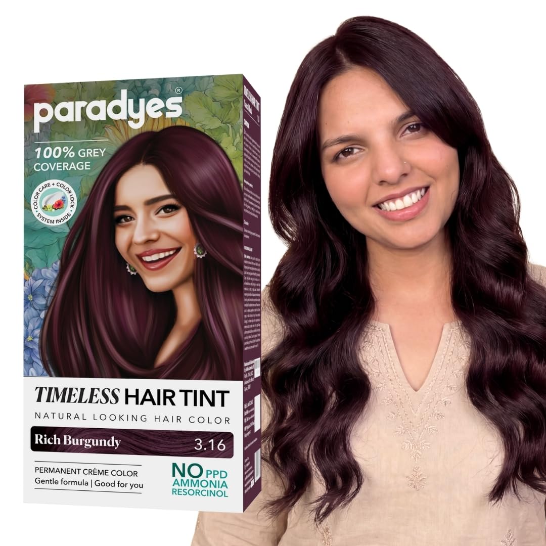 Mini Timeless Hair Tint - Permanent Creme Hair Color for Complete Grey Coverage | Natural Brown, 60g