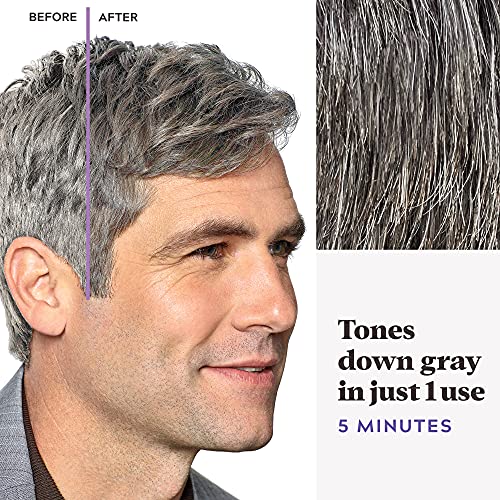 Just For Men Touch of Gray Hair Color Kit Medium Brown T-35 Pack of 2 with Comb Applicator