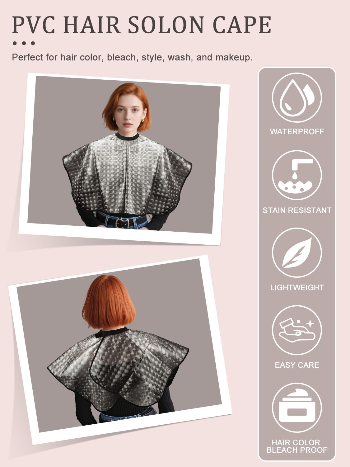 YOOVR 5-IN-1 Hair Dye Kit with Hair Dye Cape and Metal Hair Clips