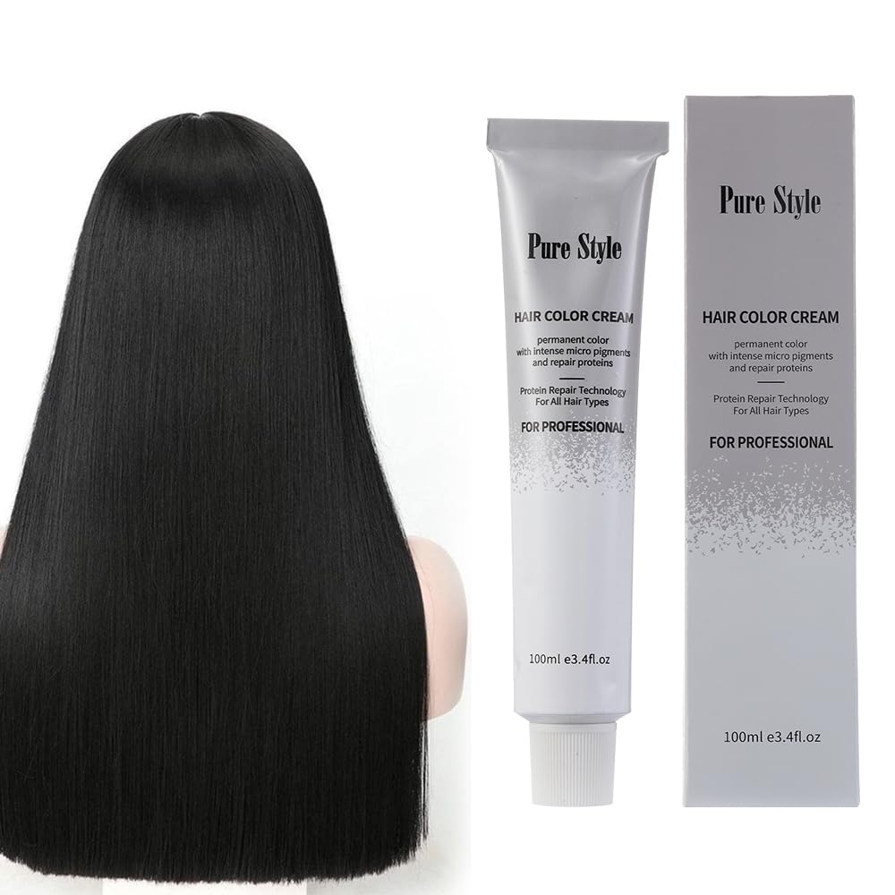 Hair Color Diluter Cream - Ammonia-Low Permanent Dye for At-Home Salon Quality | 3.4 fl oz (100ml) Nourishing Formula