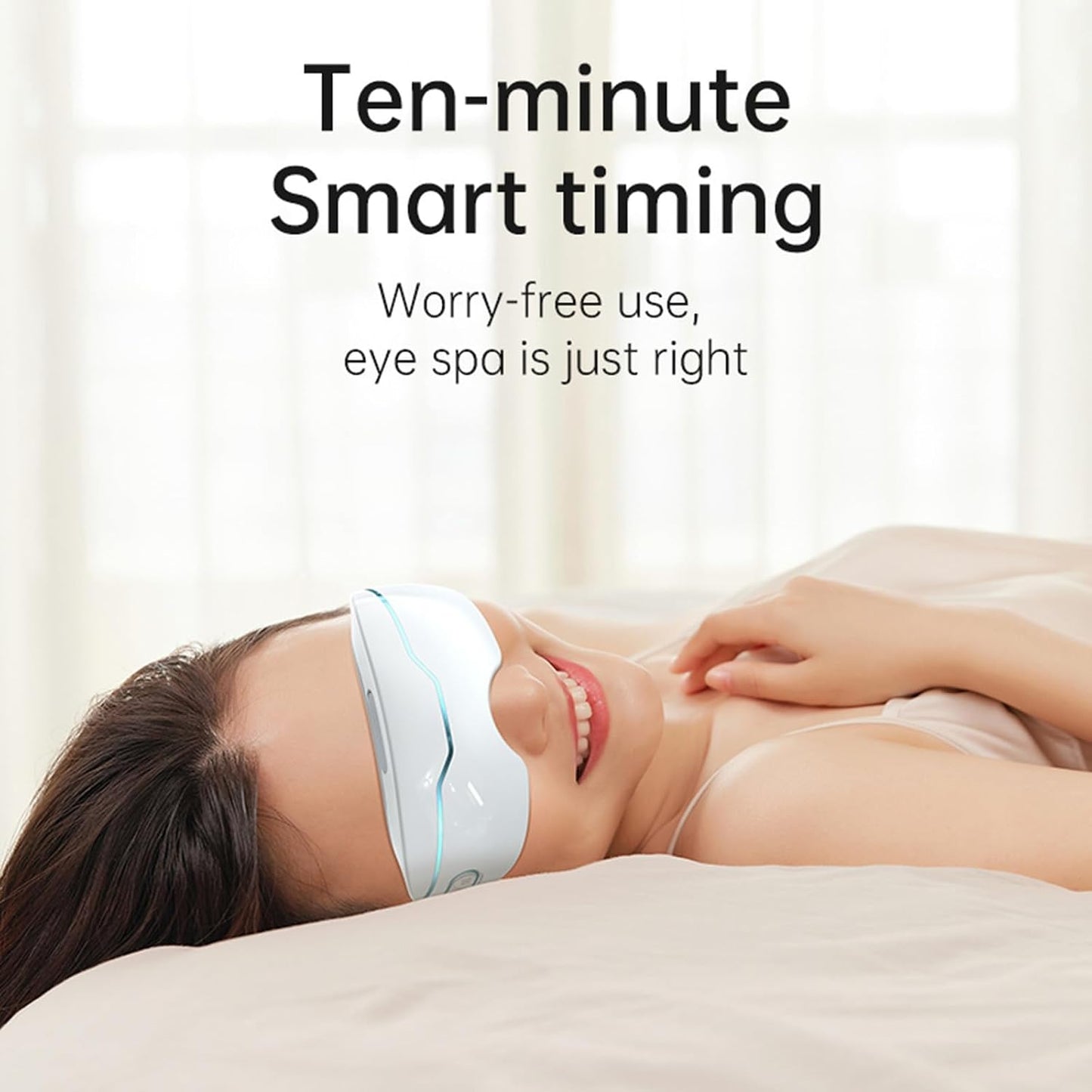Steam Therapy Mask - Adjustable Hot & Cold Eye Steamer for Dry Eyes | Nano Mist, Relieves Puffiness & Dark Circles