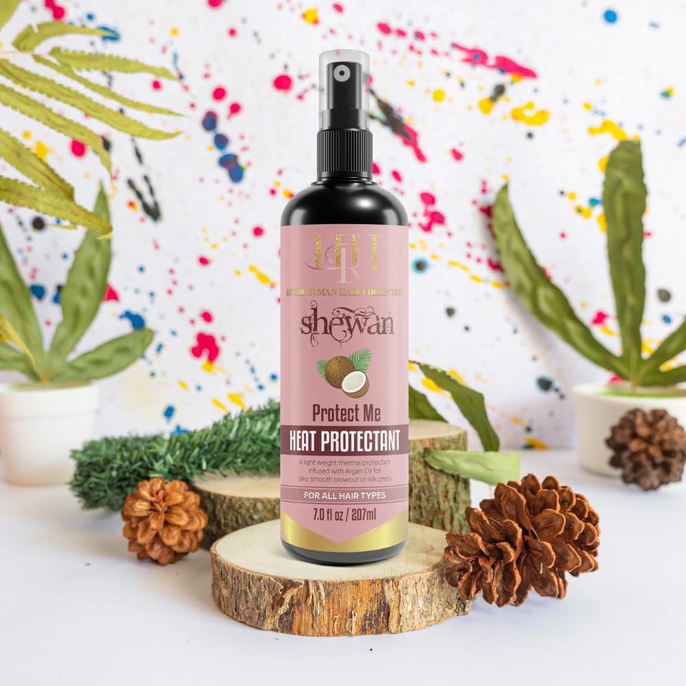 Heat Protectant Spray - Alcohol-Free Styling Shield for Blow Dryers & Curling Tools | 7oz