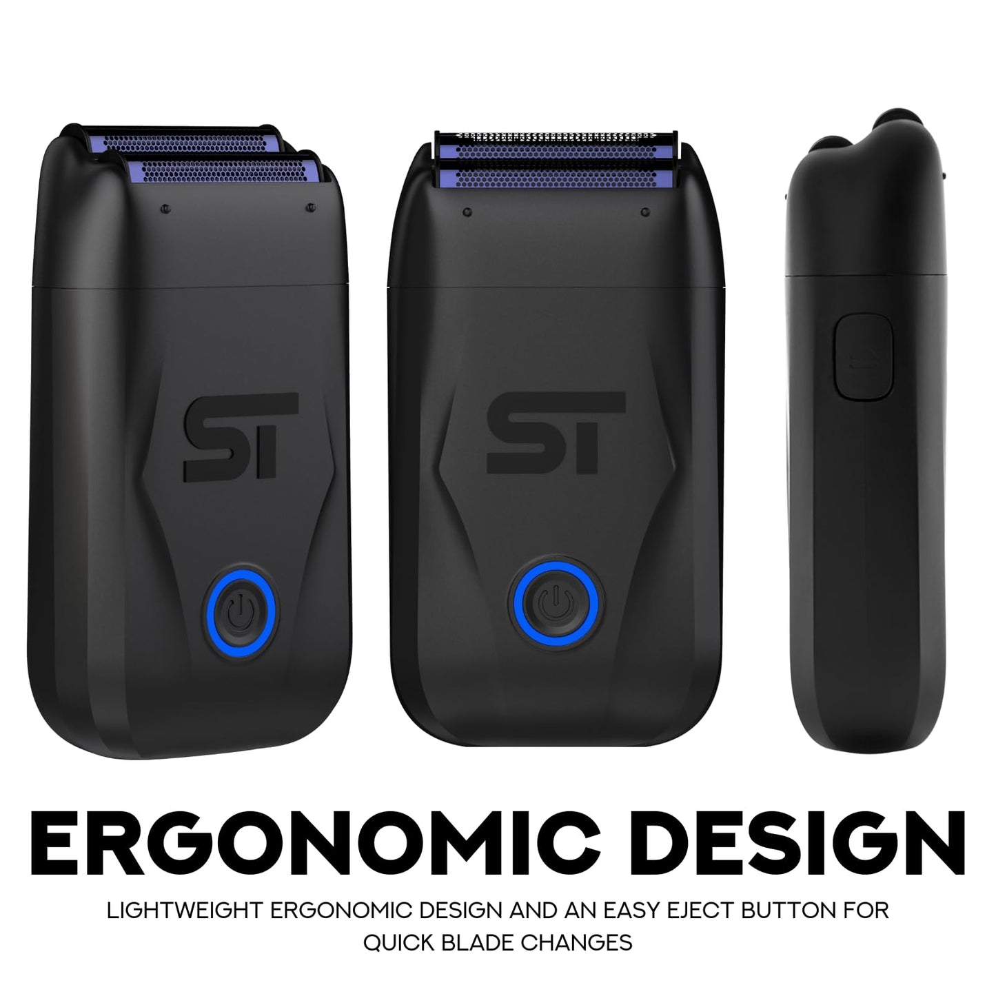 Supreme Trimmer DarkStar Foil Shaver STF720 – 9000 RPM Vector Motor, 150 Min Runtime Corded & Cordless Electric Razor | Hypoallergenic Foils for Face, Head & Stubble