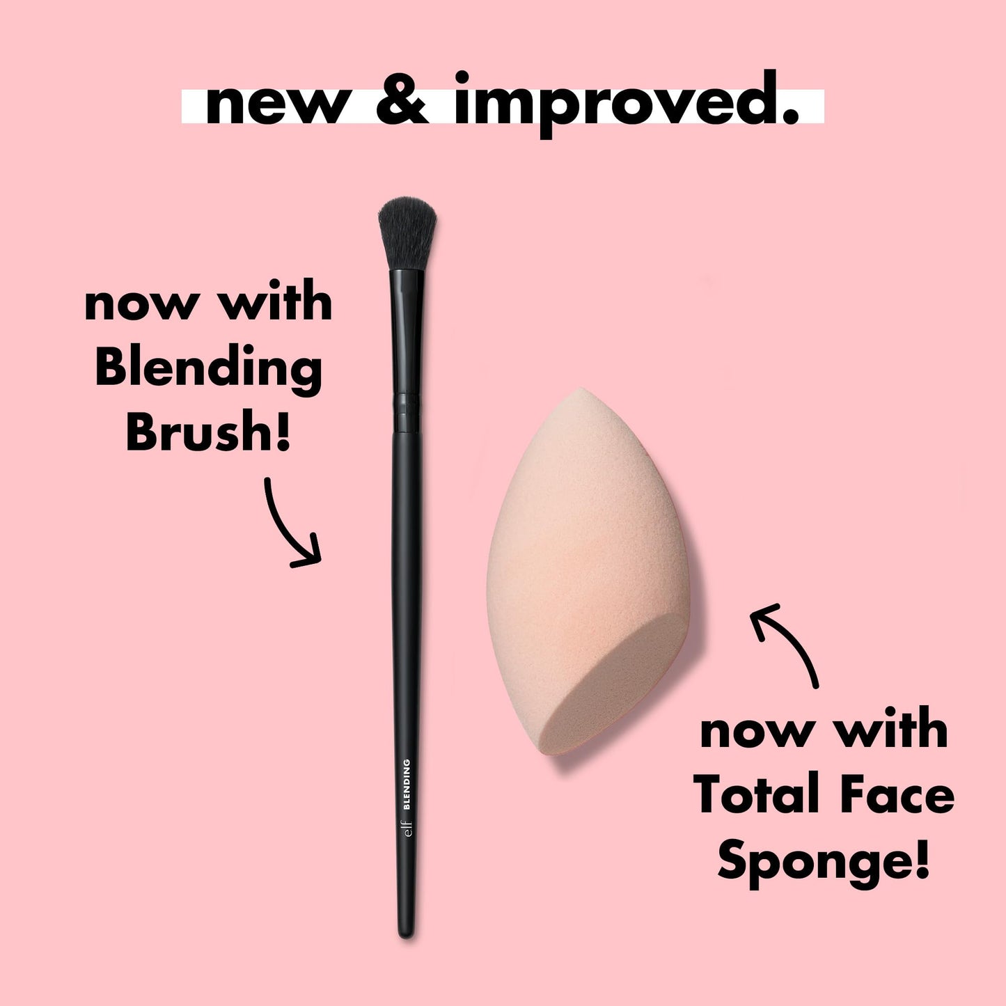 e.l.f. Full Face & Eye Makeup Brush Set with Travel Case, 11 Face & Eye Brushes For Creating A Full Face Makeup Look, Vegan & Cruelty-Free