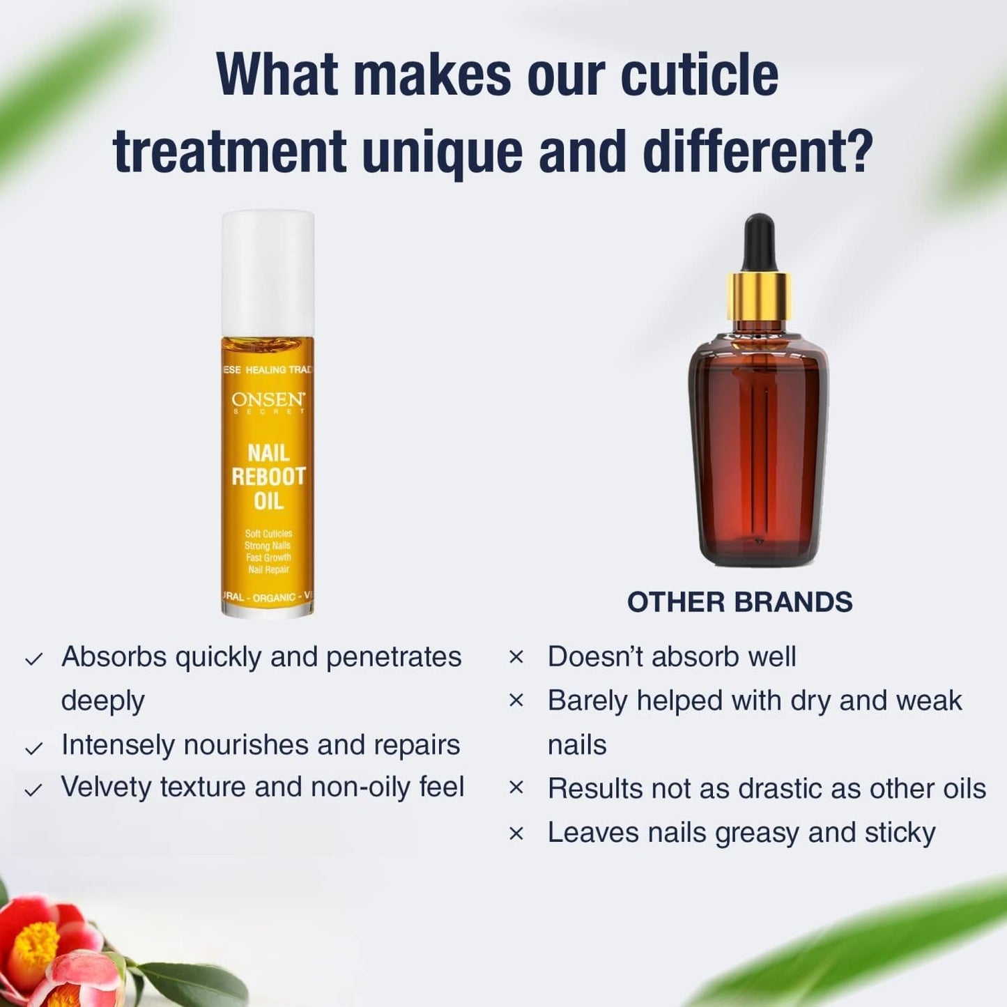 Nail Reboot Duo - Natural Treatment for Damaged Nails & Cuticle Repair | 15ml Cream & 10ml Oil