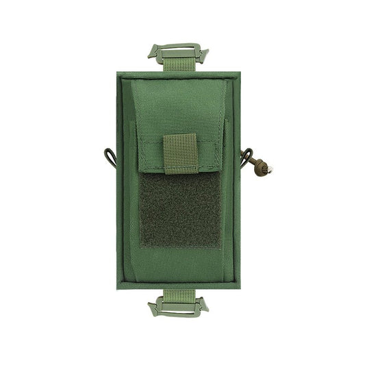 EDC Tactical Shoulder Bag & Molle Strap Pouch - Compact Organizer for Outdoor Gear, Tools, Essentials Army Green B