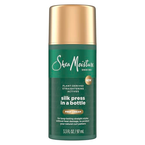 SheaMoisture Silk Press Prep Cream - 3.3oz Heat Protection & Hydration