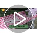 Smiry 3 Pack Brown Gingham Disposable Tablecloths - 54" x 108" Waterproof Covers for Parties & Picnics