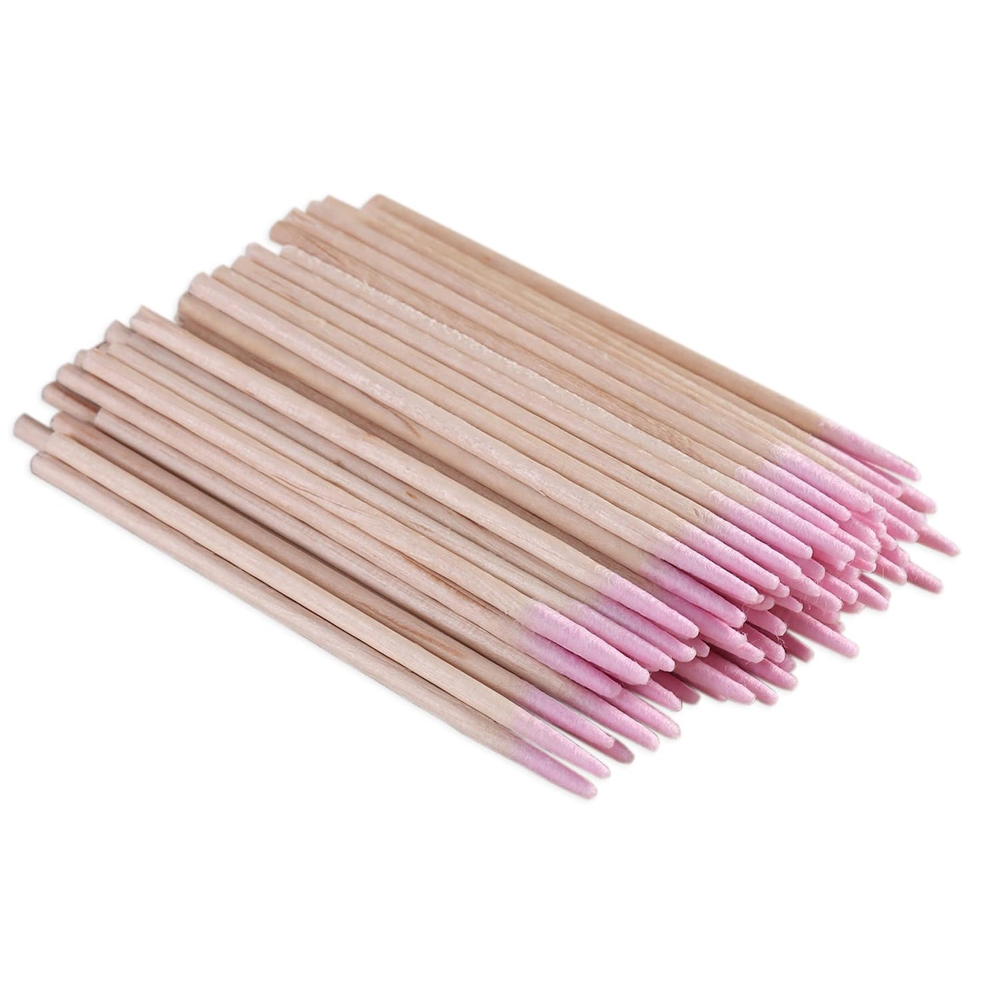 Pointed Tip Cotton Swabs - 200PCS Precision Wooden Sticks for Makeup & Nail Polish Cleanup | Double-Sided Cotton Buds