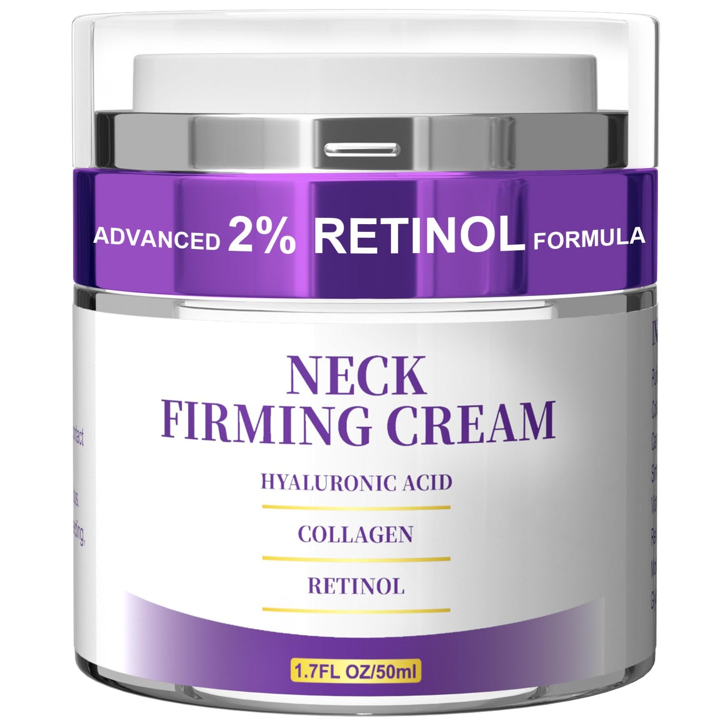Retinol Serum Cream for Face, Anti Aging Face Moisturizer for Face Tightening and Firming, Day & Night Moisturizing with Collagen, Hyaluronic Acid for Sagging Skin, Wrinkle, 1.7 Fl OZ