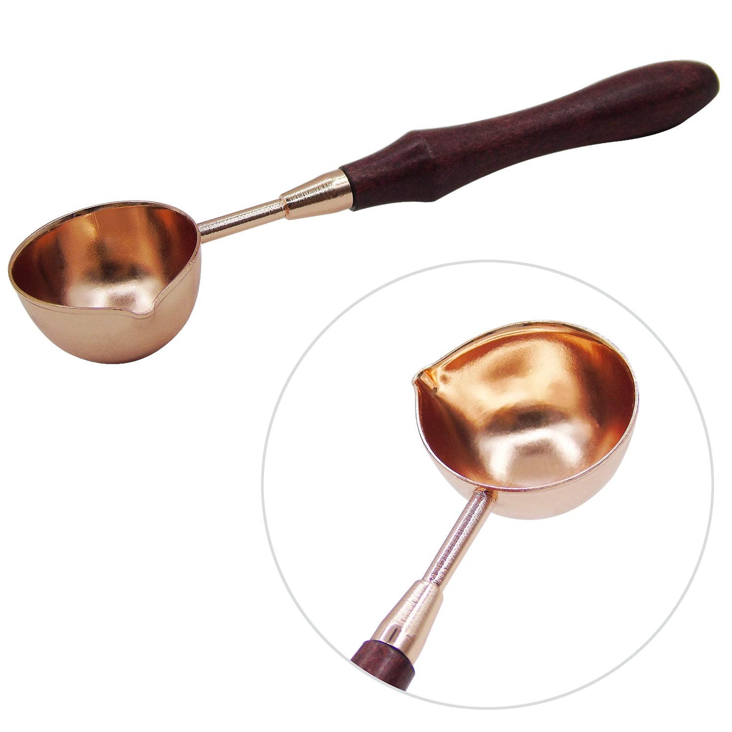 Wax Seal Warmer Melting Pot Wax Sealer Melting Furnace with Melting Spoon for Sealing Stamp Letter Envelope