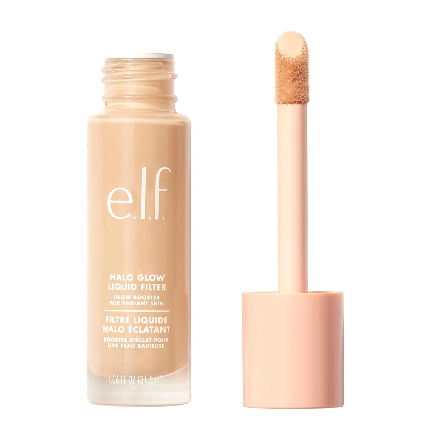 e.l.f. Halo Glow Liquid Filter - Complexion Booster with Hyaluronic Acid for Soft-Focus Glow | 00 Fair Shade