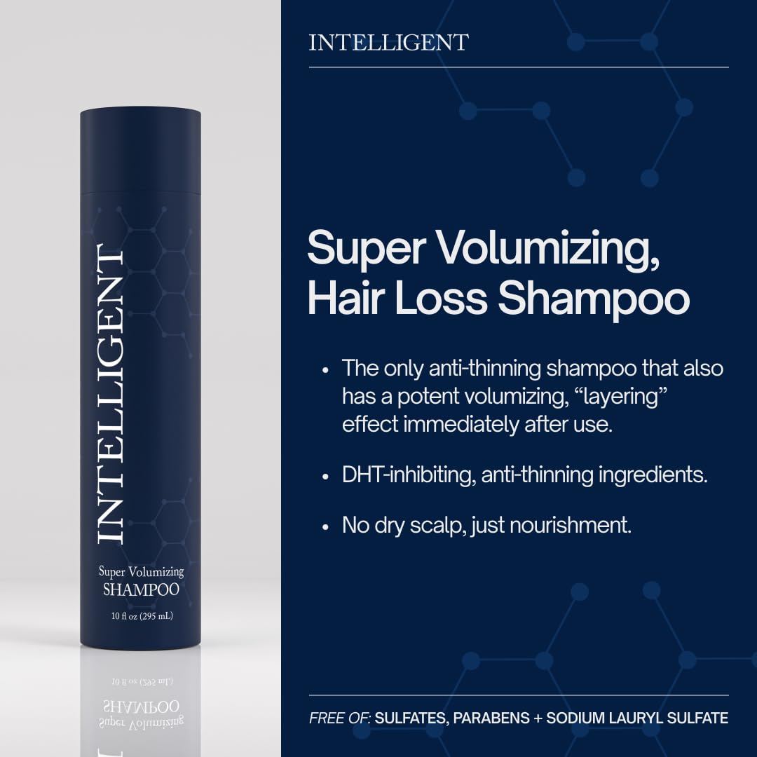 Volumizing Hair Loss Shampoo - Strengthens Weak Hair & Boosts Volume | 10 fl oz (290 ml)